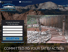 Tablet Screenshot of foothills-landscaping.com
